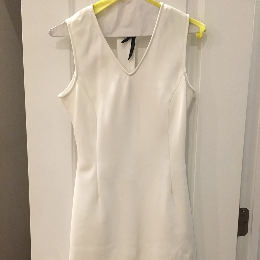Like new Andrew Marc New York white dress